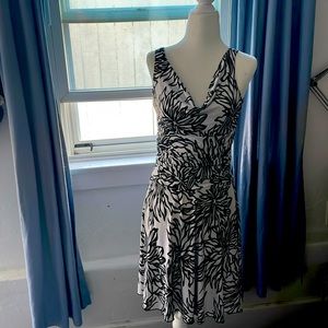 Beautiful flower flare dress perfect for salsa dancing